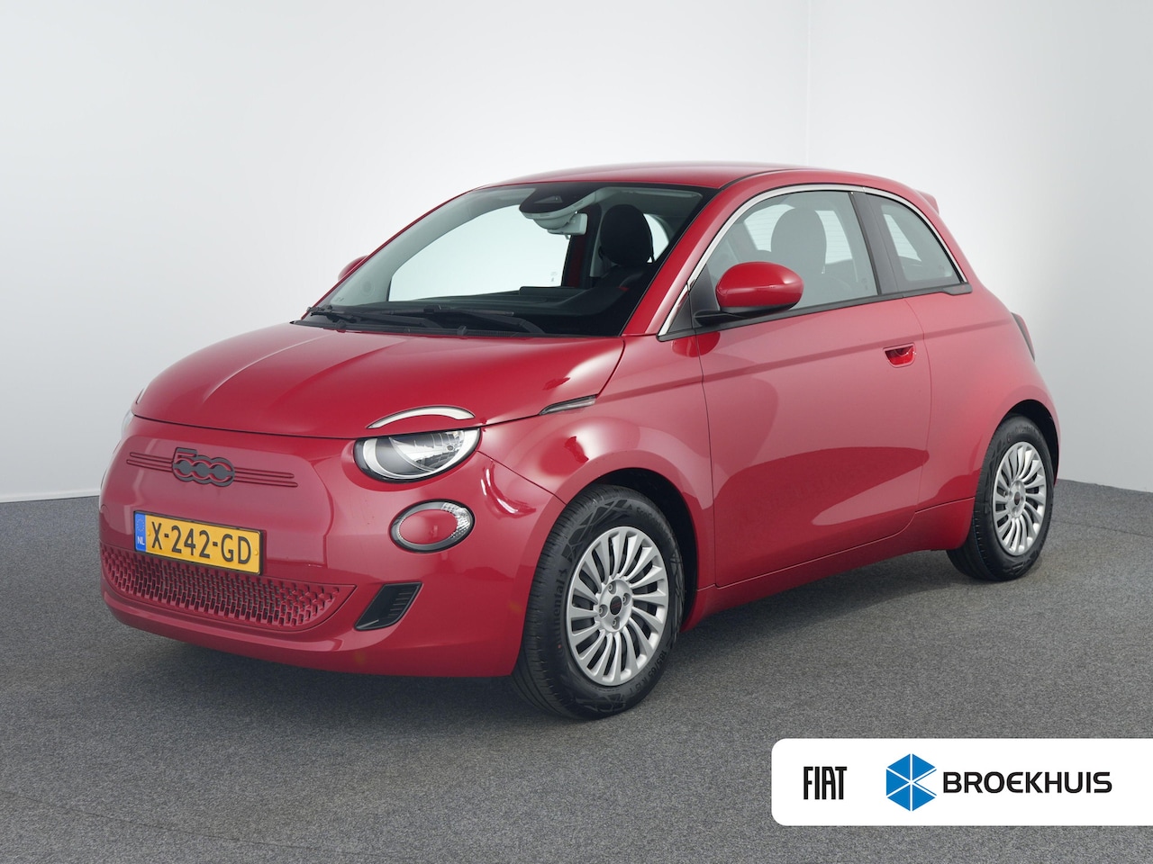 Fiat 500 - RED 24 kWh | Airco (automatisch) | Chroom delen exterieur | Chroom delen exterieur - AutoWereld.nl
