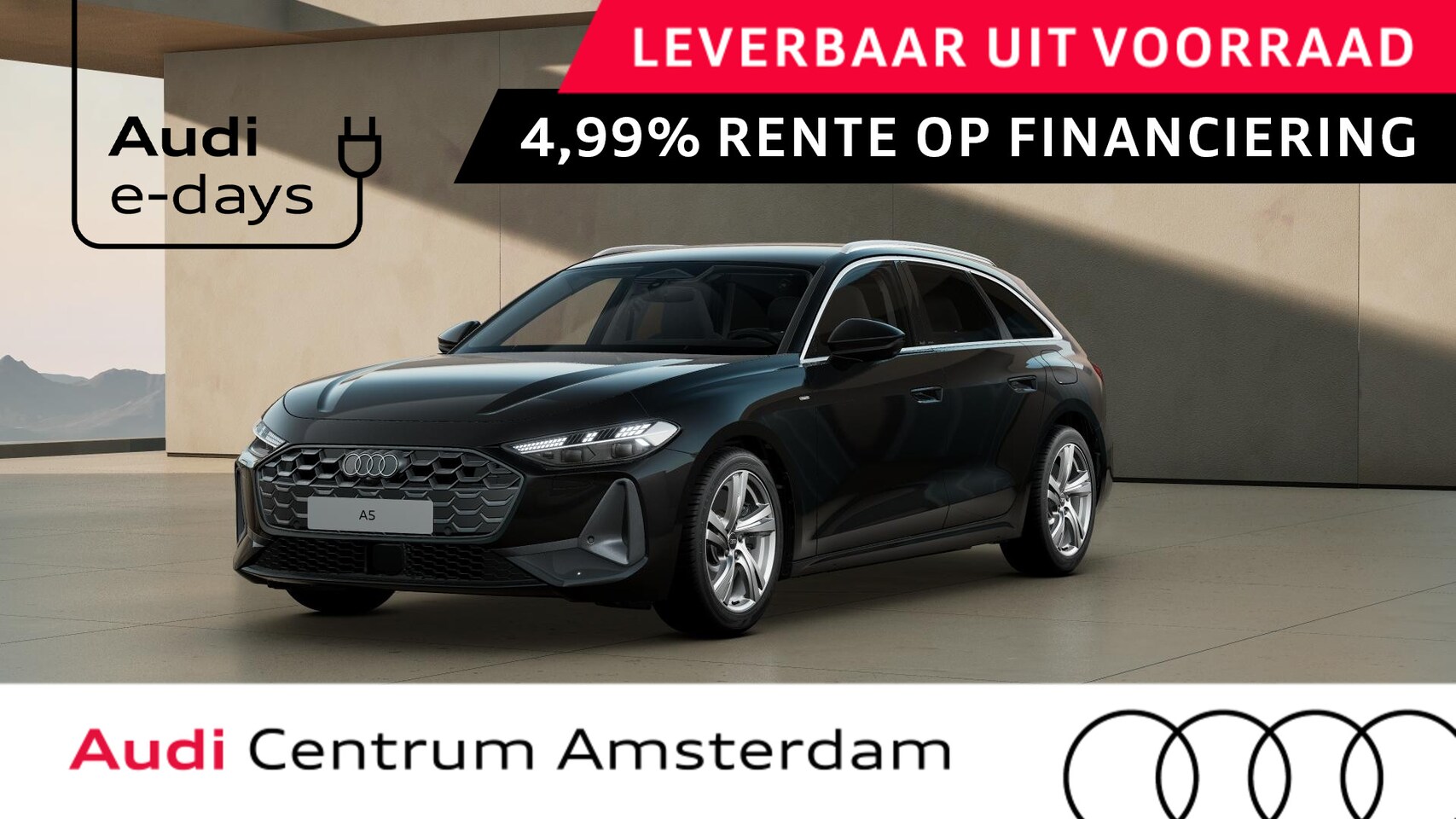 Audi A5 Avant - 2.0 e-hybrid quattro Advanced edition omgevingscamera's, adpative cruise control, sportond - AutoWereld.nl