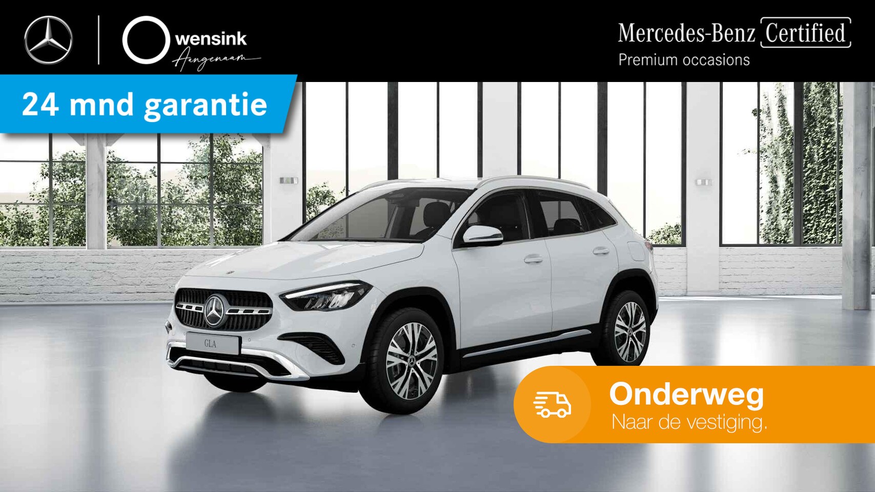 Mercedes-Benz GLA-Klasse - 250 e Luxury Line | Verwarmd stuur | Elektrische achterklep | Widescreen cockpit | - AutoWereld.nl
