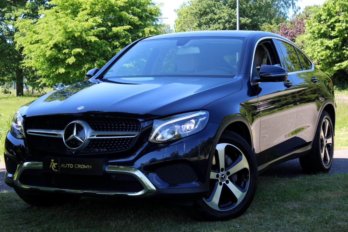 Mercedes-Benz GLC-klasse Coupé - 250 4MATIC l Luxe mod. l Adaptive Cruise Control l Beige leer - AutoWereld.nl