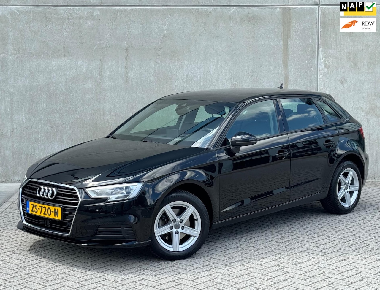 Audi A3 Sportback - 30 TFSI 116pk AUT 2019 Zwart NAP|1E EIG. - AutoWereld.nl