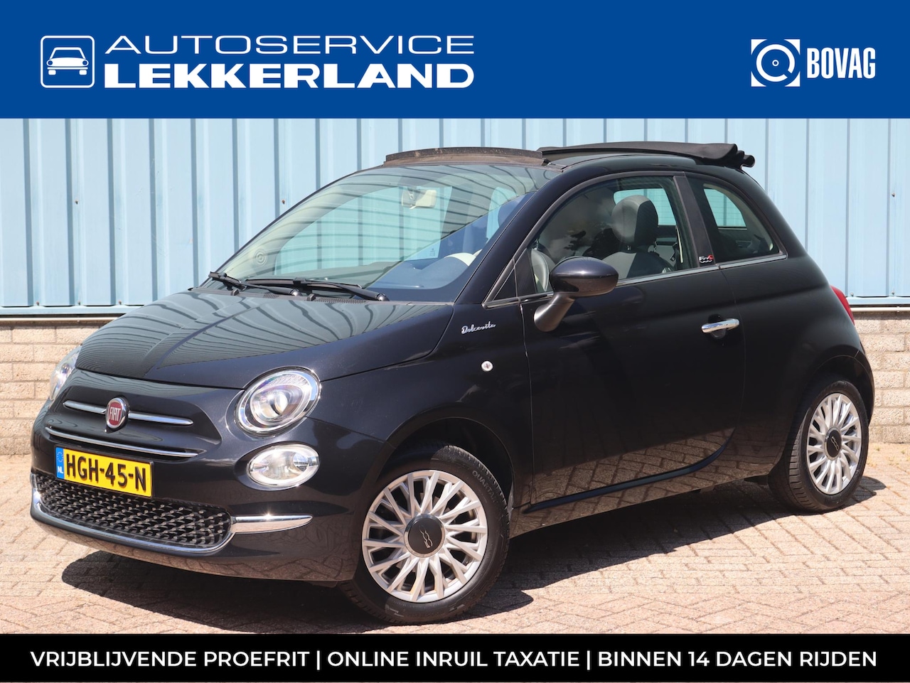 Fiat 500 C - 1.0 Hybrid Dolcevita APPLE CARPLAY/ANDROID AUTO | CLIMA | AIRCO - AutoWereld.nl