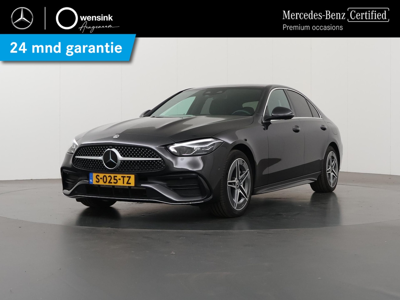Mercedes-Benz C-klasse - 300 e AMG Line | Rijassistentiepakket Plus | Stoelverwarming | Sfeerverlichting | Keyless - AutoWereld.nl