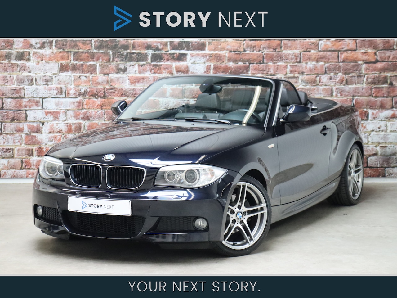 BMW 1-serie Cabrio - 118i High Executive M Sport Pakket Automaat / Navigatie Professional / Leder / 18 Inch / C - AutoWereld.nl