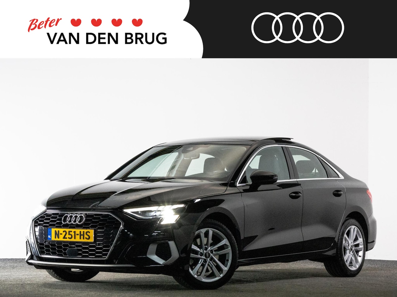 Audi A3 Limousine - 35 TFSI 150 PK Edition AUTOMAAT | LED Matrix | Panoramadak | Navigatie | Adaptieve Cruise - AutoWereld.nl