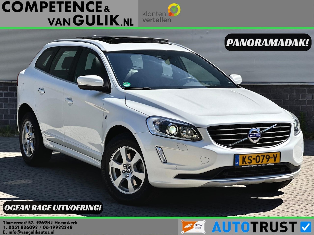 Volvo XC60 - 2.0 D4 FWD Ocean Race | Panorama | Cruise | Navigatie | Memory | - AutoWereld.nl