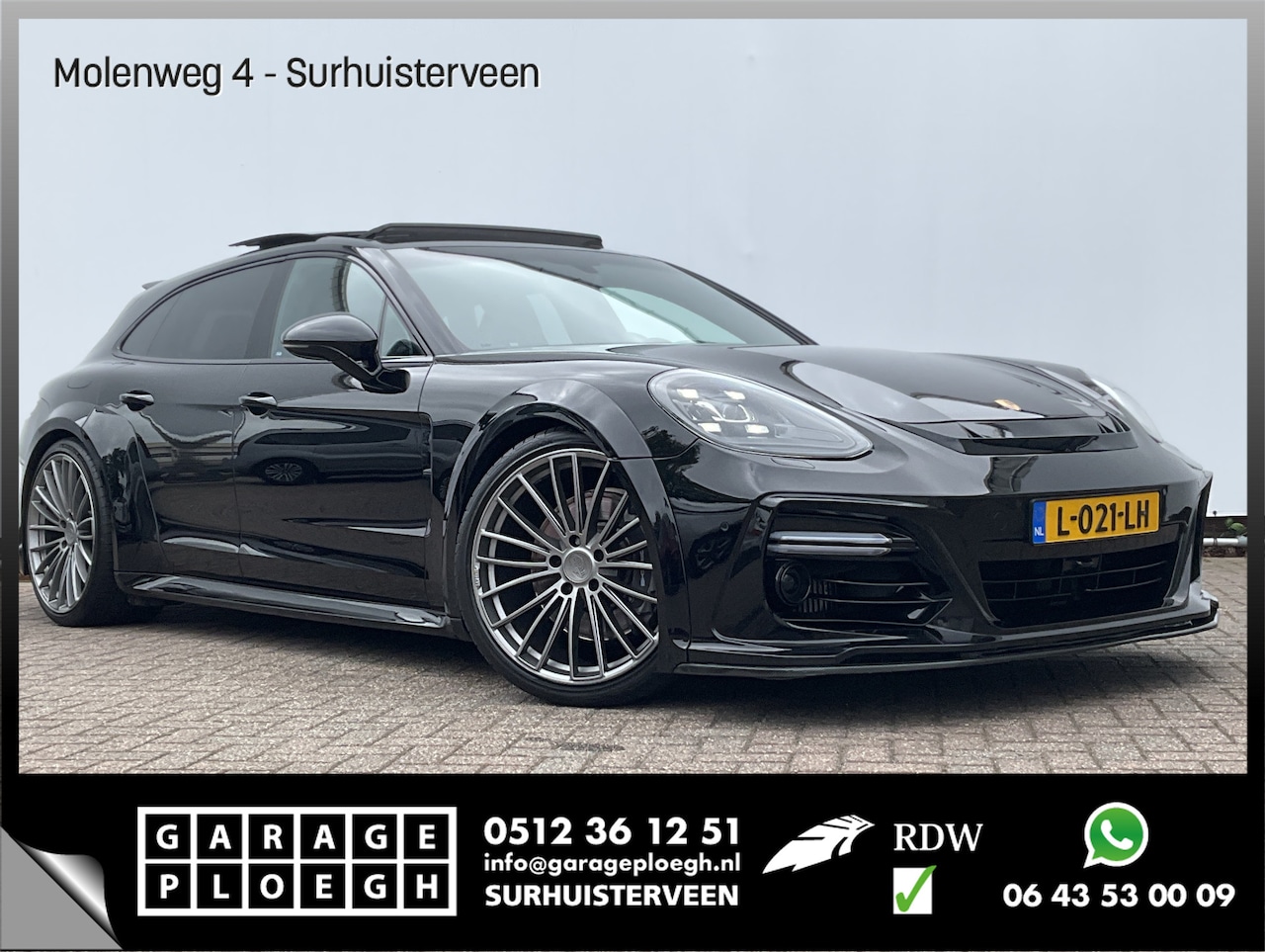Porsche Panamera Sport Turismo - 2.9 4 E-Hybrid 467PK TECHART Grand GT Nr046 Sport Turismo launch control - AutoWereld.nl