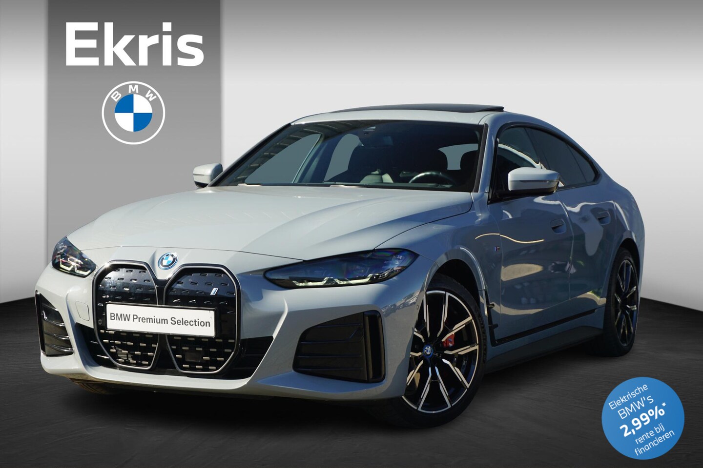 BMW i4 - eDrive40 High Executive M Sportpakket Pro 19'' / Schuif-/kanteldak / Harman Kardon / Trekh - AutoWereld.nl
