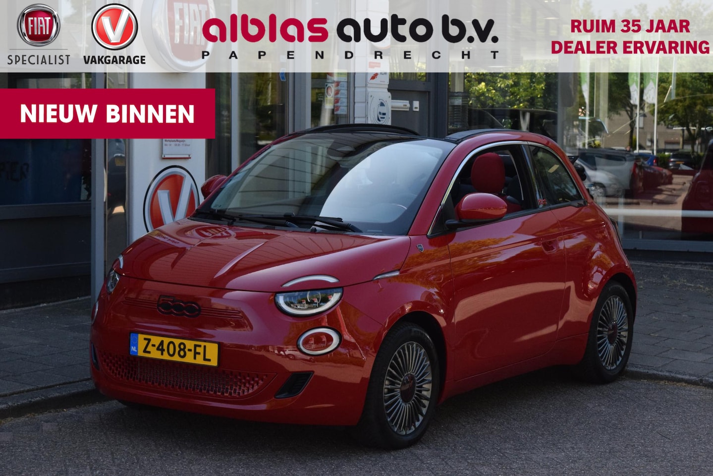 Fiat 500 C - RED 42 kWh RED 42 kWh - AutoWereld.nl