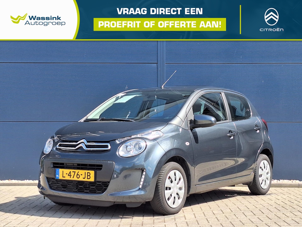 Citroën C1 - 1.0 VTi 72PK S&amp;S 5D Feel Airco | Groot scherm | camera - AutoWereld.nl
