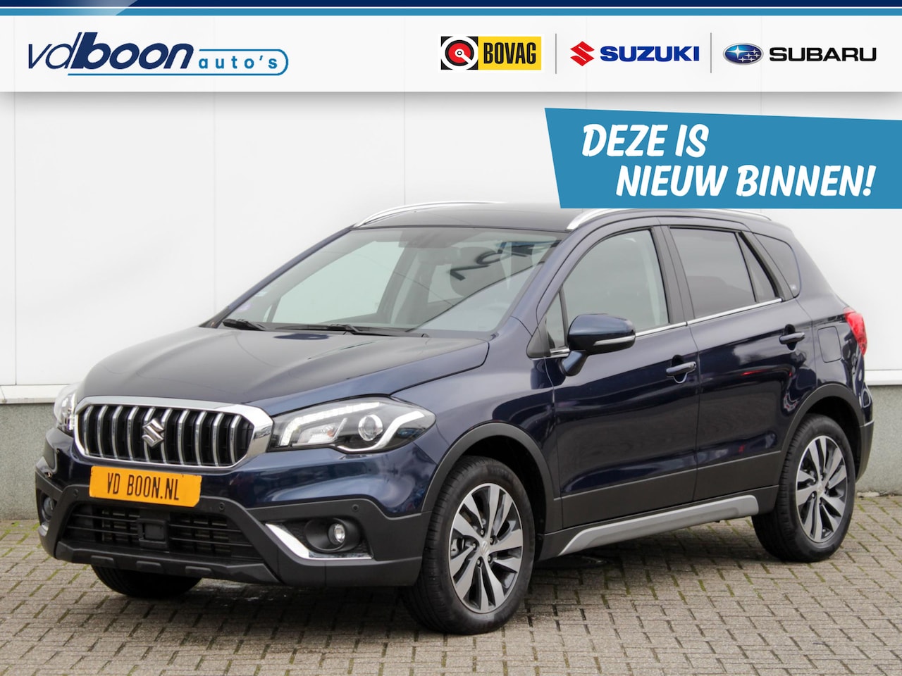 Suzuki S-Cross - 1.4 Boosterjet AllGrip Stijl Automaat | Adap. Cruise | Clima | Camera | Navi | Lm-Velgen | - AutoWereld.nl