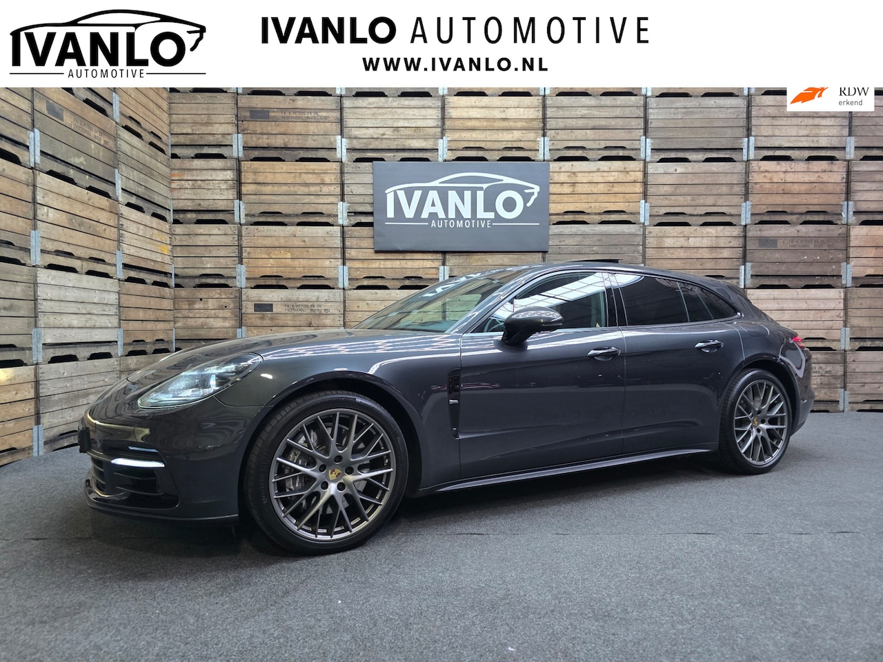 Porsche Panamera Sport Turismo - 2.9 4 E-Hybrid Pano Sport Chrono 360 softclose Navi Led 21"LM - AutoWereld.nl
