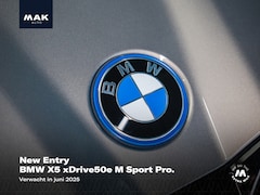 BMW 5-serie - 530e xDrive M Sport Pro, Frozen, CraftedClarity, 21", B&W, stl.ventilatie, memory, HUD, tr
