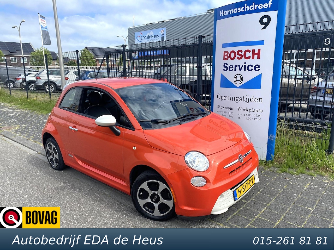 Fiat 500e - (Electric) 24kwh automaat met o.a. leer, climate control, cruise, bluetooth, etc. - AutoWereld.nl