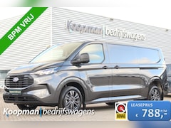 Ford Transit Custom - 320 2.0TDCI 170pk L2H1 Trend | 4x4 | AWD | 2-Zits | Automaat | L+R Zijdeur | Stoel+Stuurve
