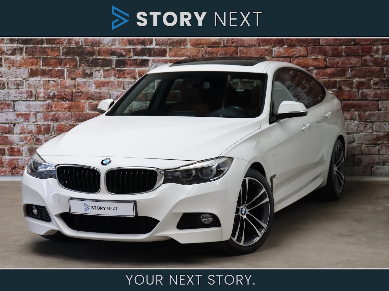 BMW 3-serie Gran Turismo - 320i High Executive M Sport Pakket Automaat / Panoramadak / Leder / Navigatie Professional - AutoWereld.nl
