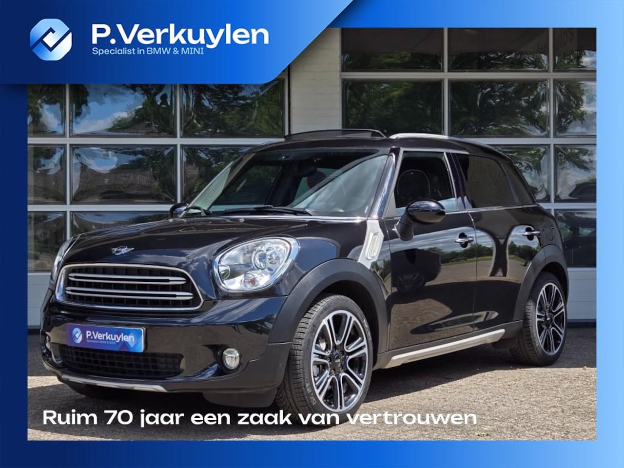 MINI Countryman - 1.6 COOPER PEPPER I PANORMADAK I LEDER I XENON I NAVIGATIE I - AutoWereld.nl