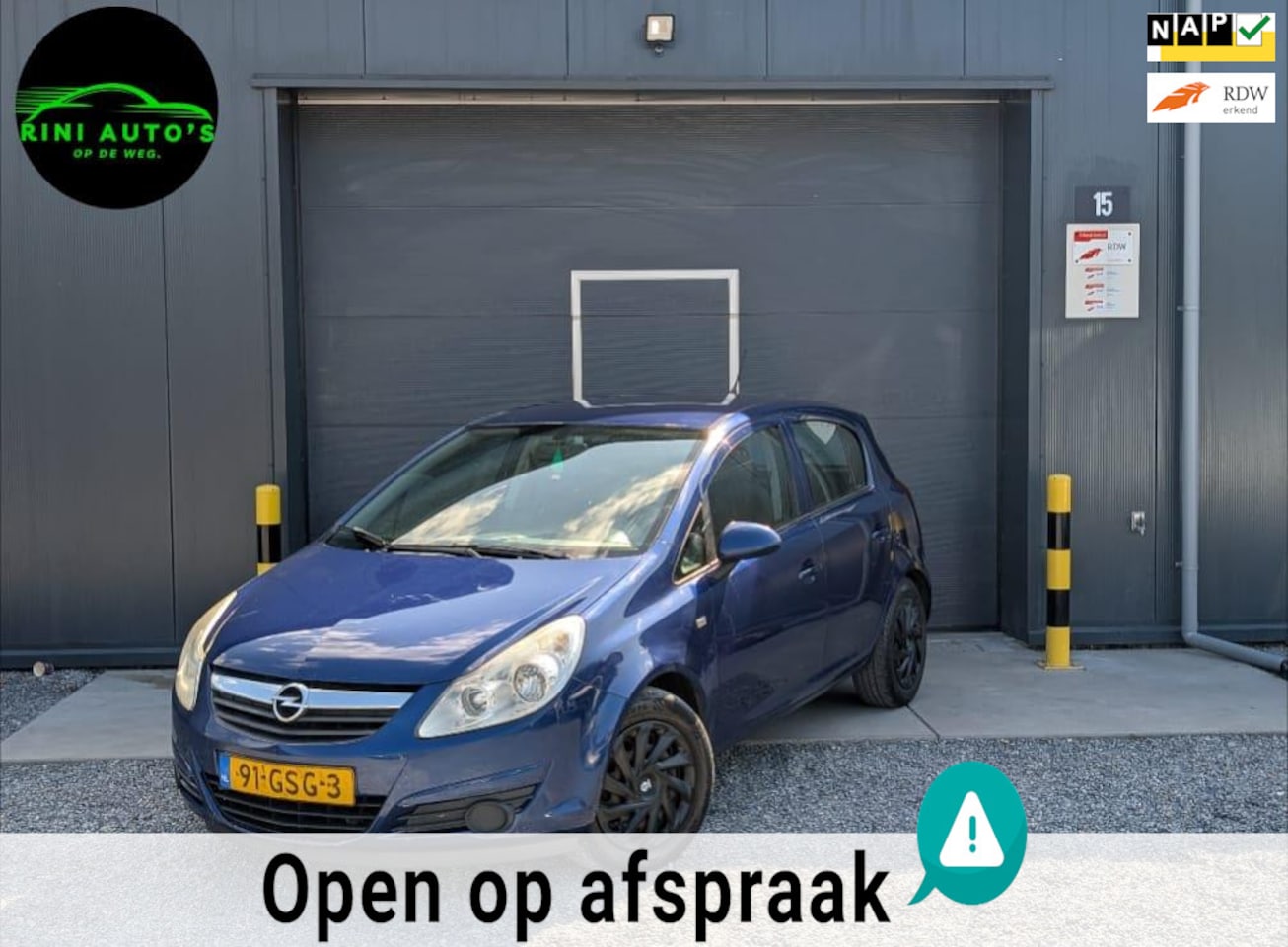 Opel Corsa - 1.2-16V Business NAP, AIRCO, AFL+APK - AutoWereld.nl