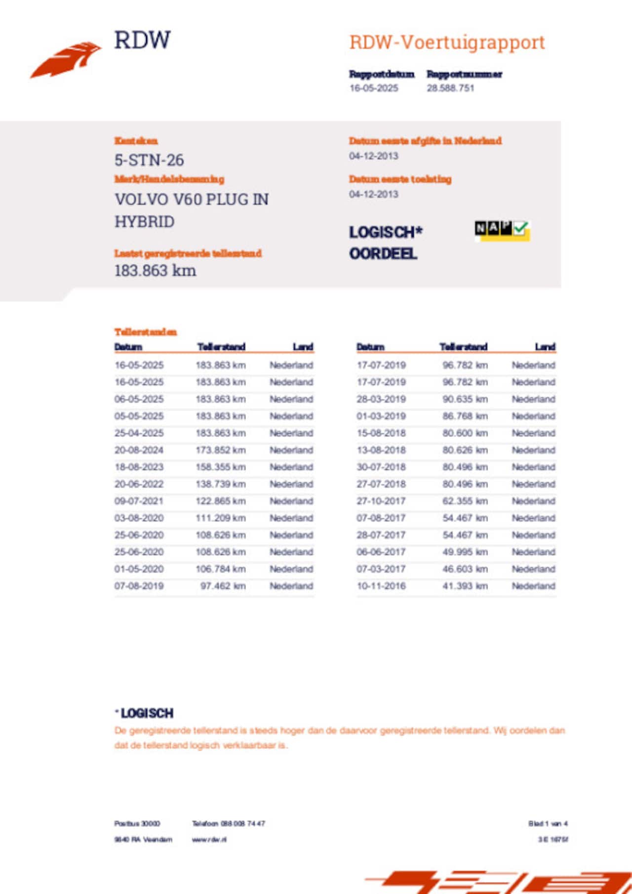 Volvo V60 - 2.4 D6 AWD Plug-In Hybrid Summum AIRCO CAMERA NAP - AutoWereld.nl