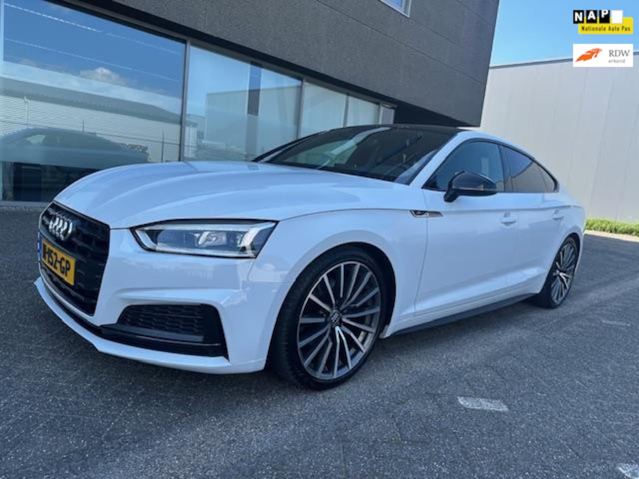 Audi A5 Sportback - 40 TFSI Sport S-line CLIMAT AUTOMAAT BJ 1-2020 APK 1-2026 - AutoWereld.nl