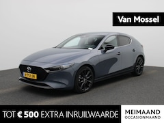 Mazda 3 - 3 2.0 e-SkyActiv-X M Hybrid 180 Luxury BLACK PAKKET | LEDEREN BEKLEDING | ELEKTRISCHE STOE