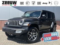 Jeep Wrangler Unlimited - 4xe 380 PK Sahara | Schuifdak | Leder | Camera | Navi | 20"