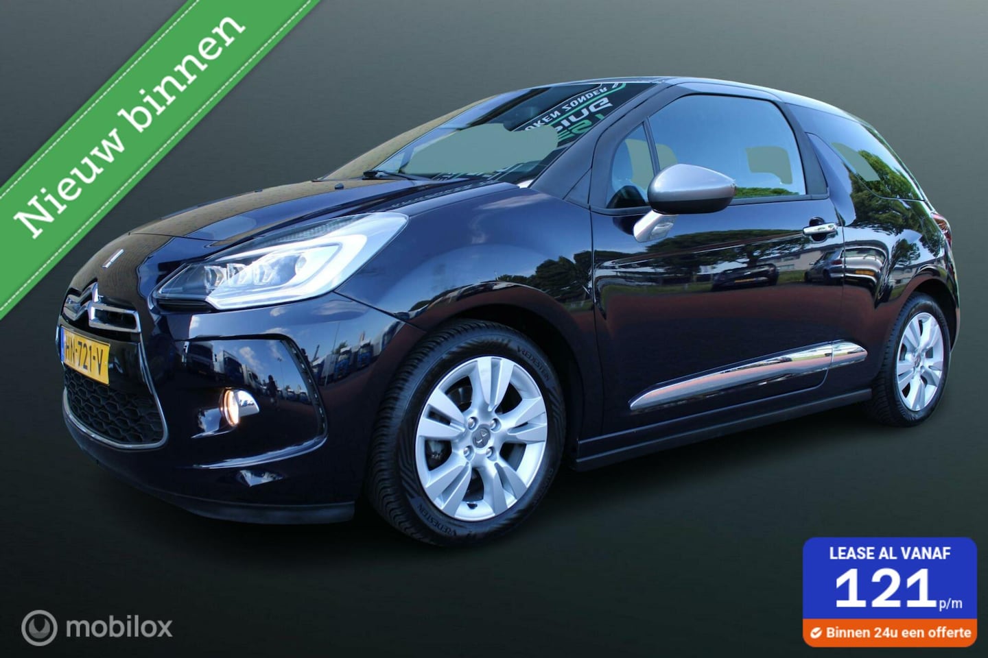 DS 3 - 1.2 PureTech So Chic 1.2 PureTech So Chic 110 PK, Automaat, Cruise, Pdc, Airco, Donkerglas, 16 inch Lmv. - AutoWereld.nl