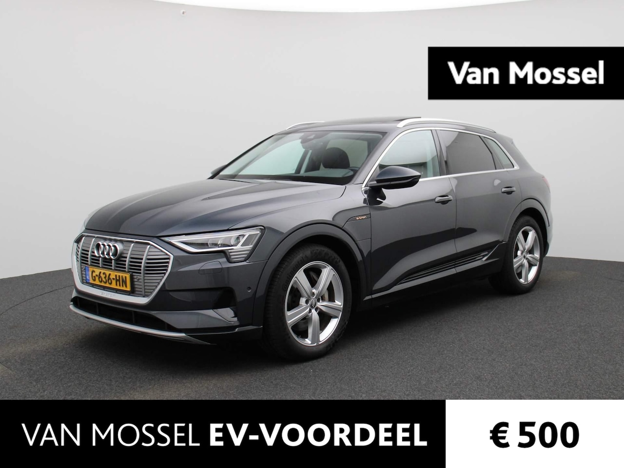 Audi e-tron - 55 quattro advanced 95 kWh | Panoramadak | Achteruitrijcamera | Stuurverwarming | Parkeers - AutoWereld.nl