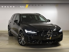 Volvo V60 - T6 350PK AWD Ultra Dark / Navigatie / Adaptieve Cruisecontrol / Elektrische Stoelen / Harm