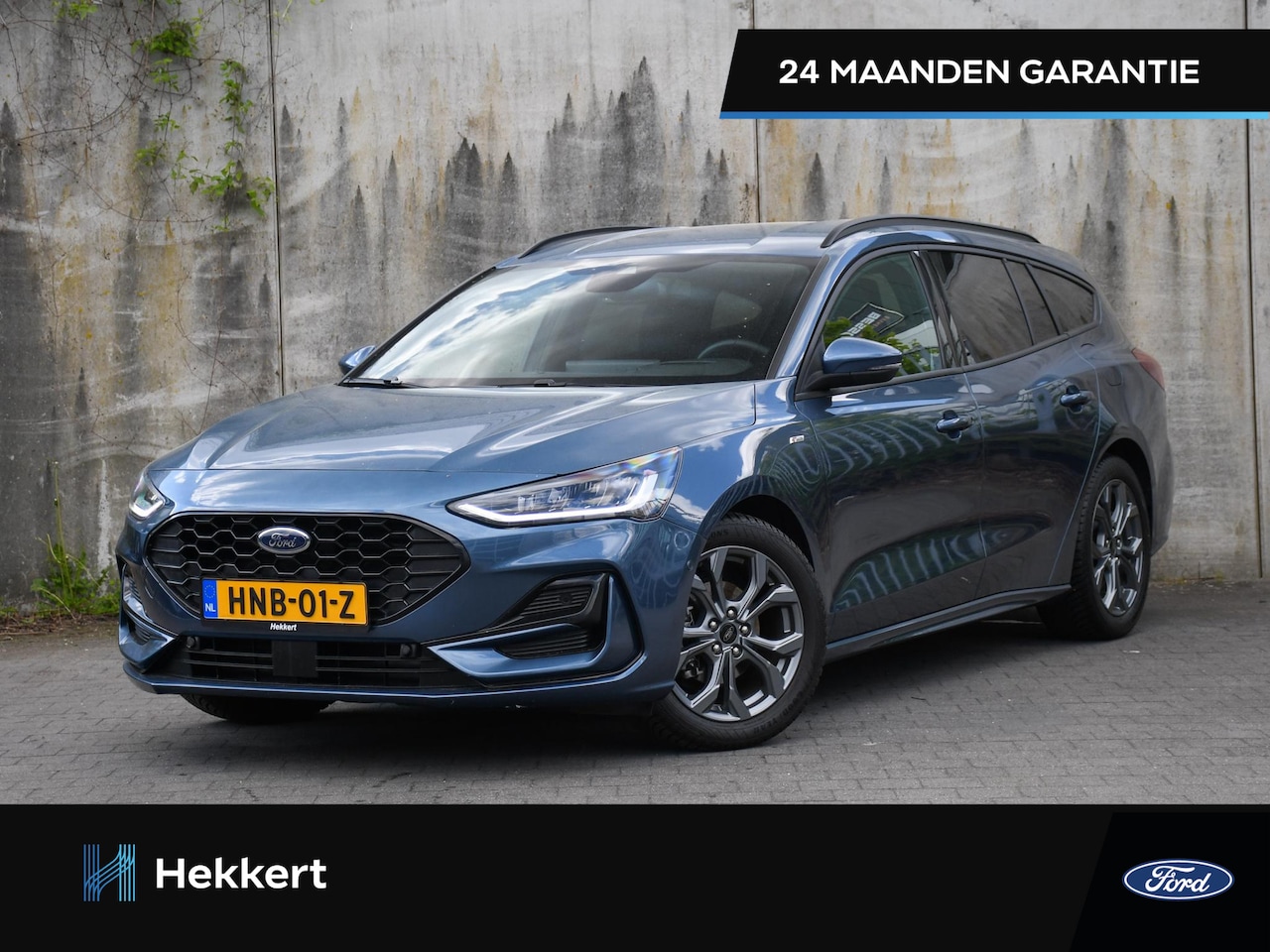 Ford Focus Wagon - ST Line 1.0 EcoBoost Hybrid 125pk TREKHAAK | DODE HOEK | HUD | WINTER PACK | 17''LM | PDC - AutoWereld.nl