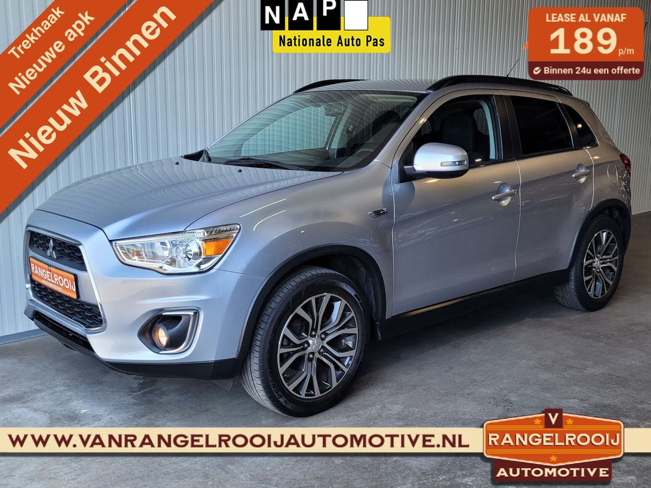 Mitsubishi ASX - 1.6 Cleartec Intense 1.6 Cleartec Intense, camera, trekhaak, clima, cruise, 18" lmv - AutoWereld.nl