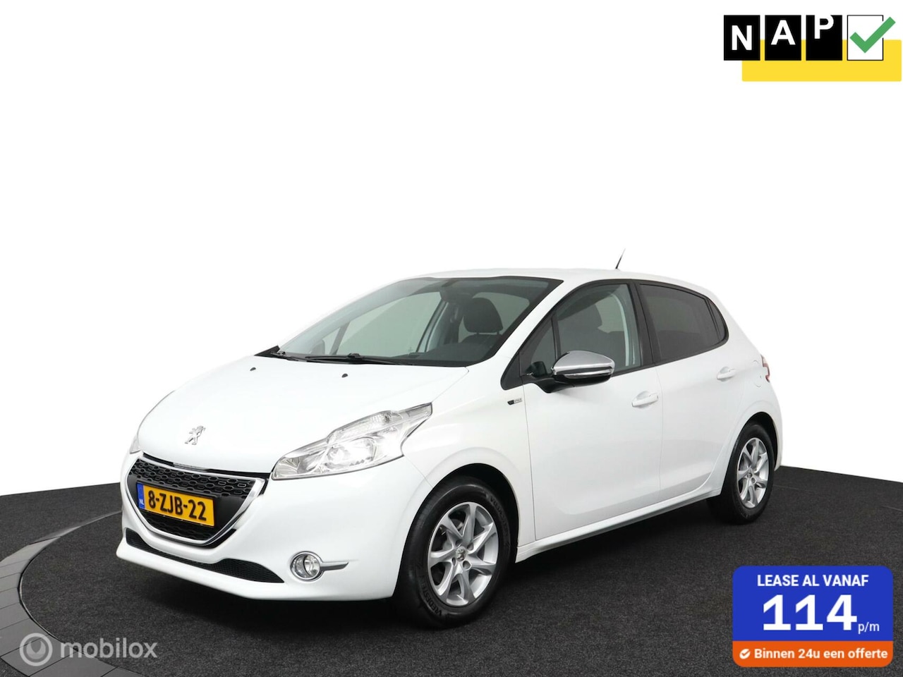Peugeot 208 - 1.2 VTi Style 5-Deurs | Airco | Cruise | Navi | Elektr. pakket | LMV | Trekhaak | NL Auto - AutoWereld.nl
