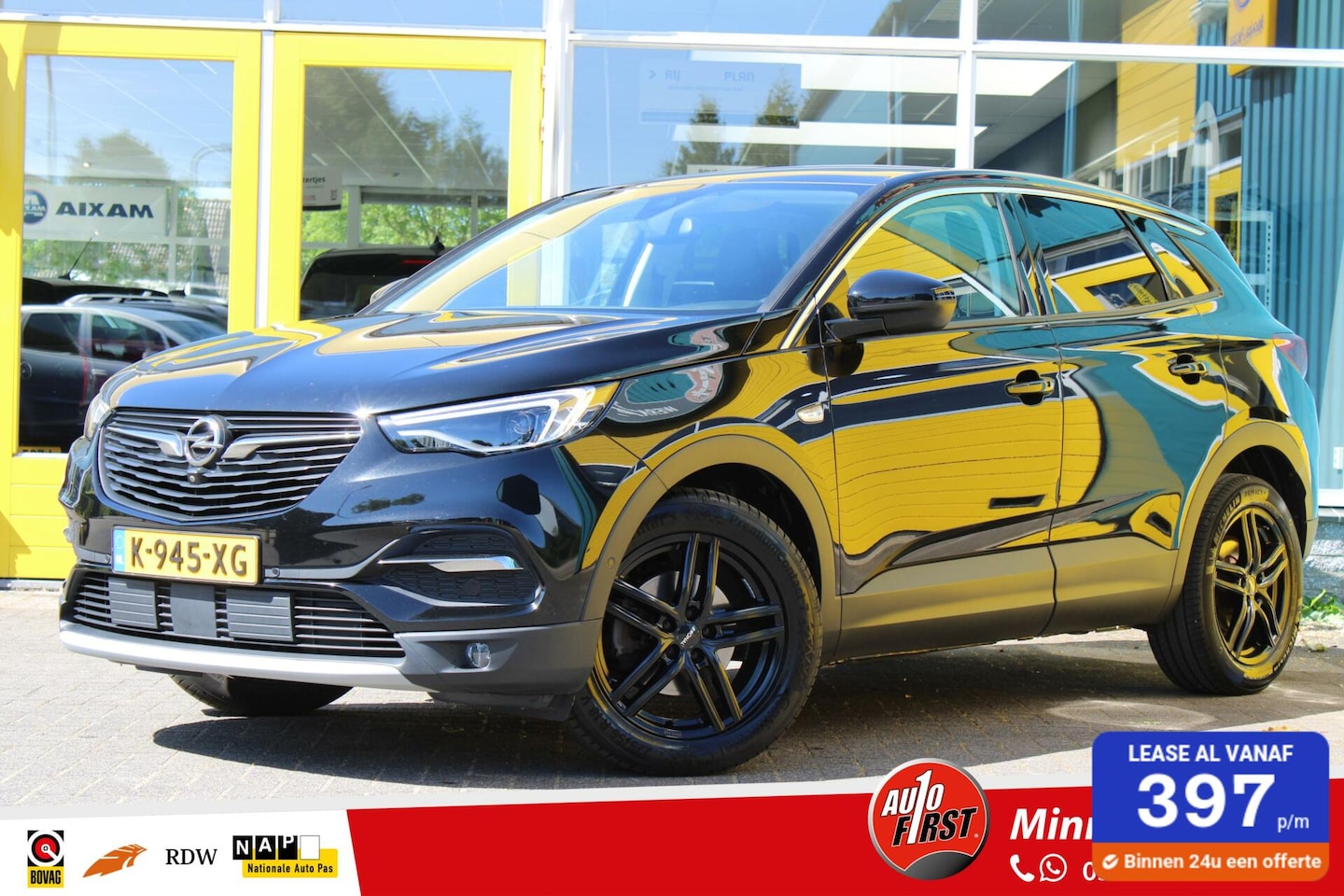 Opel Grandland X - 1.6 Turbo Ultimate Automaat, Navi, Camera, Stoel en stuur verw. - AutoWereld.nl