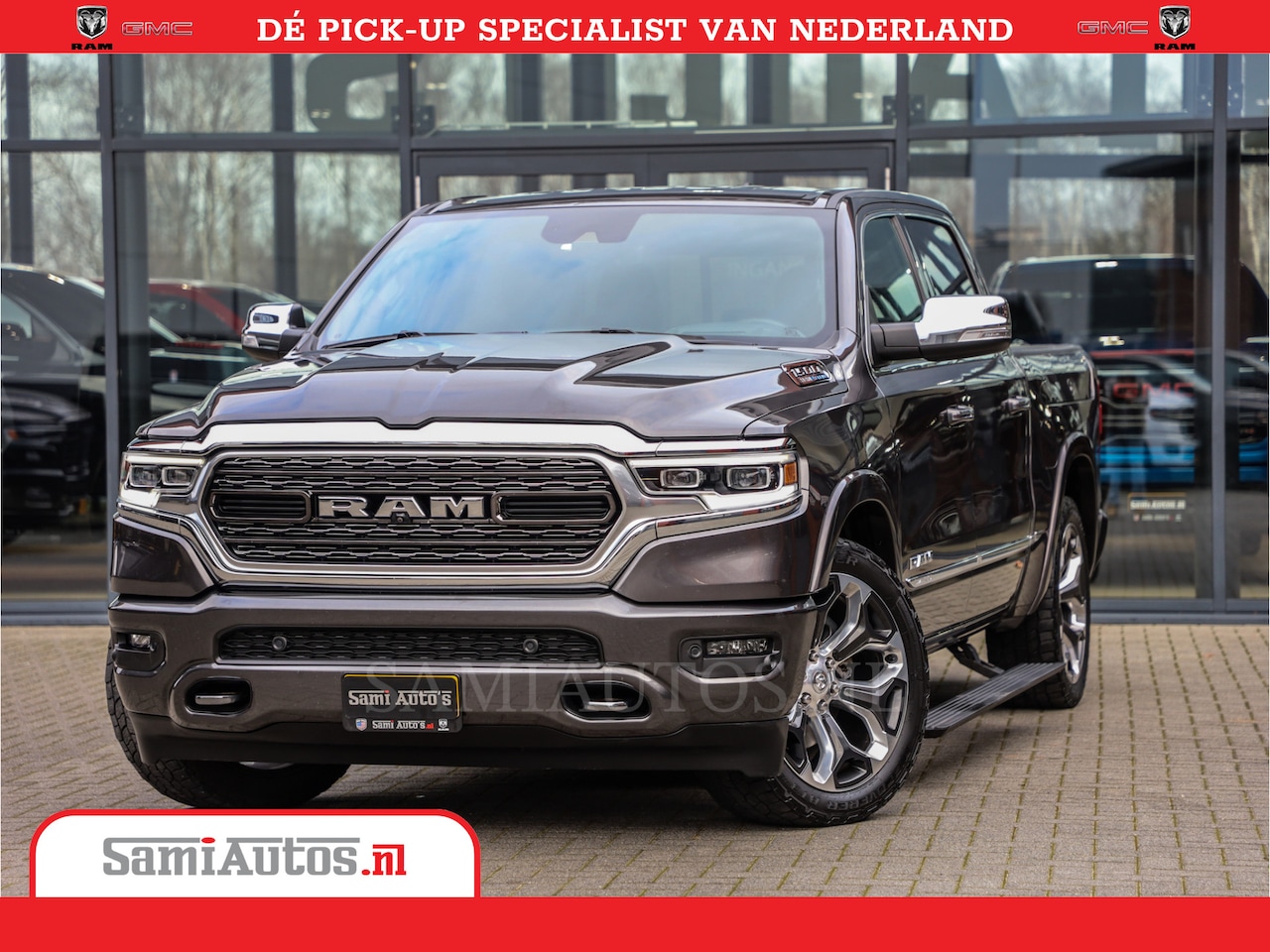 Dodge Ram 1500 - LIMITED Edition 5.7 V8 Hemi | Full Option | Comfortabele Dubbele Cabine met Royale 5 Zitpl - AutoWereld.nl