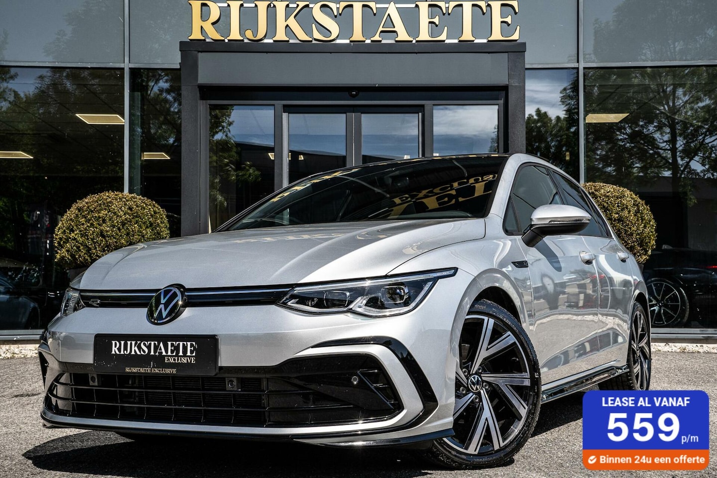 Volkswagen Golf - 1.5 eTSI R-Line|PANO|ACC|NAV|CAMERA|VIRTUAL - AutoWereld.nl