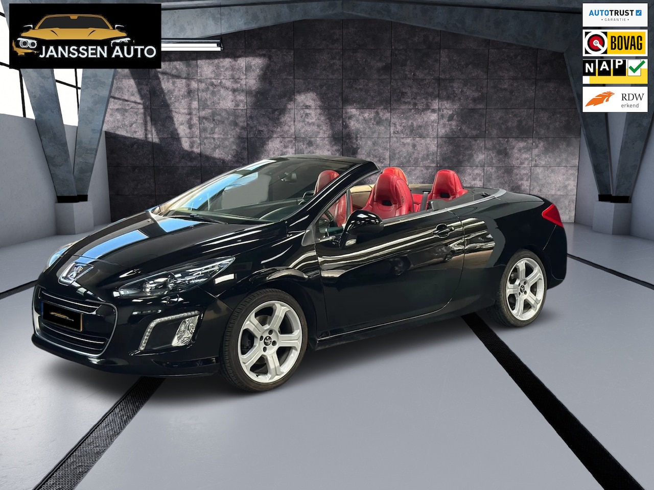Peugeot 308 CC - 1.6 THP Sport Pack 1.6 THP Sport Pack, Leder, Airscarf, Navi, PDC, zeer mooie en volle auto - AutoWereld.nl