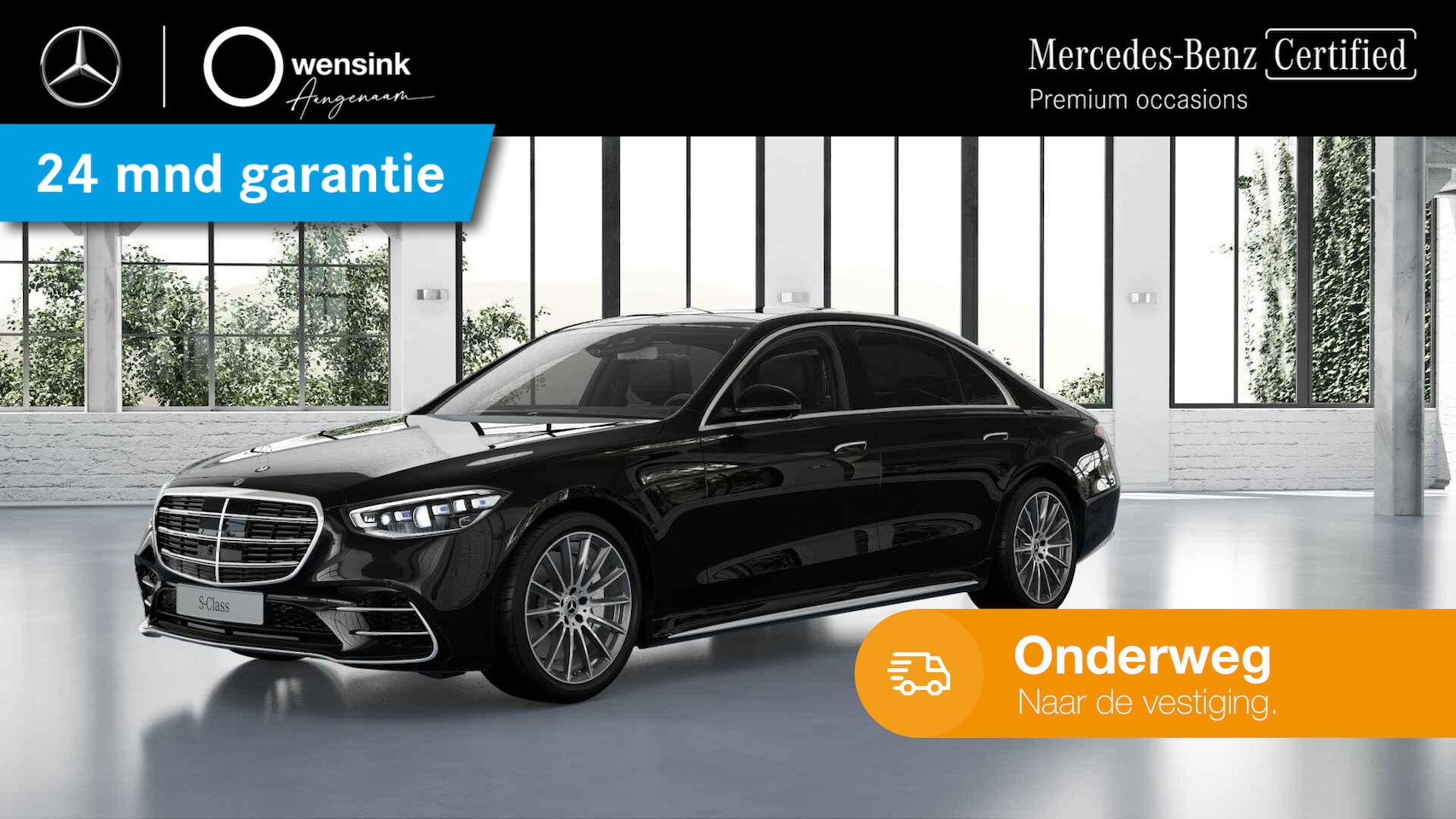 Mercedes-Benz S-klasse - 580 e Lang AMG Line | Premium Plus | Headup | Burmester | Panoramadak | Rijassistentiepakk - AutoWereld.nl