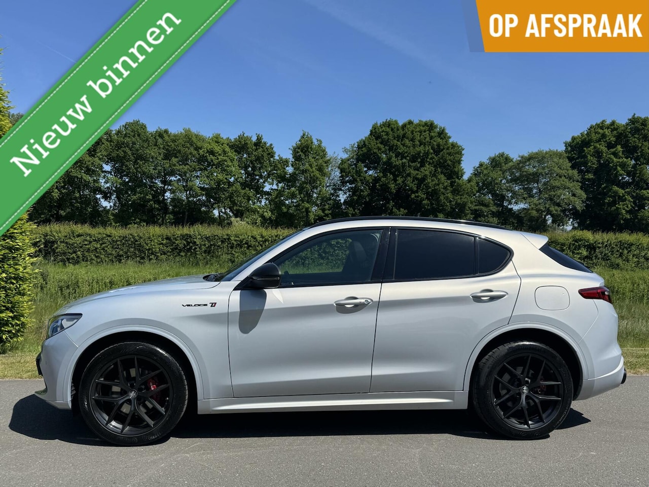Alfa Romeo Stelvio - 2.0t Q4 Veloce Ti, Pano, uniek, Perla! - AutoWereld.nl