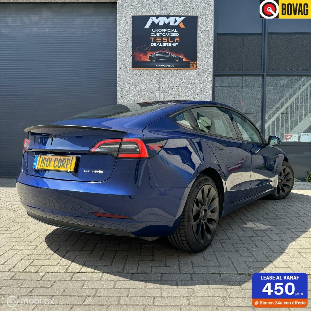 Tesla Model 3 - Long Range RWD Long Range 78kwh BLAUW MMX PACK - AutoWereld.nl
