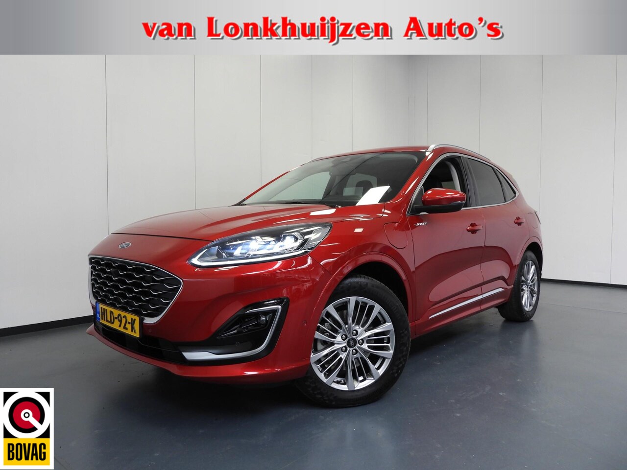 Ford Kuga - 2.5 PHEV Plug-In Vignale LEER/HEAD-UP/TREKHAAK/LED/18"LMV! - AutoWereld.nl