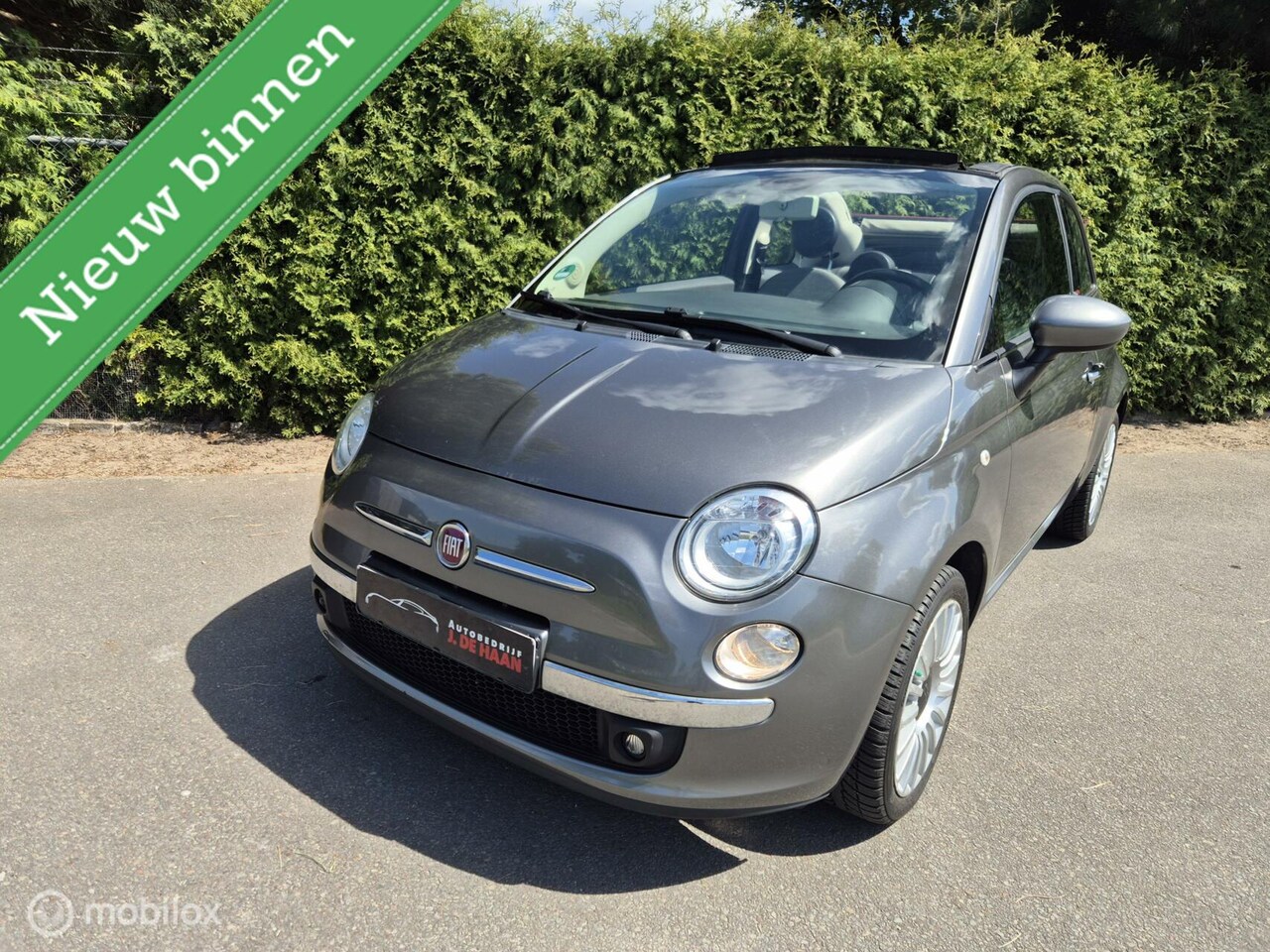 Fiat 500 C - 1.2 Lounge Leder Climate-control pdc - AutoWereld.nl