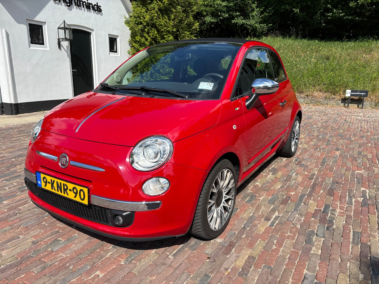 Fiat 500 C - 0.9 TwinAir Lounge Fiat 500C 0.9 Twinair Lounge 86 pk Automaat, nwe APK, Leder, NAP, airco - AutoWereld.nl