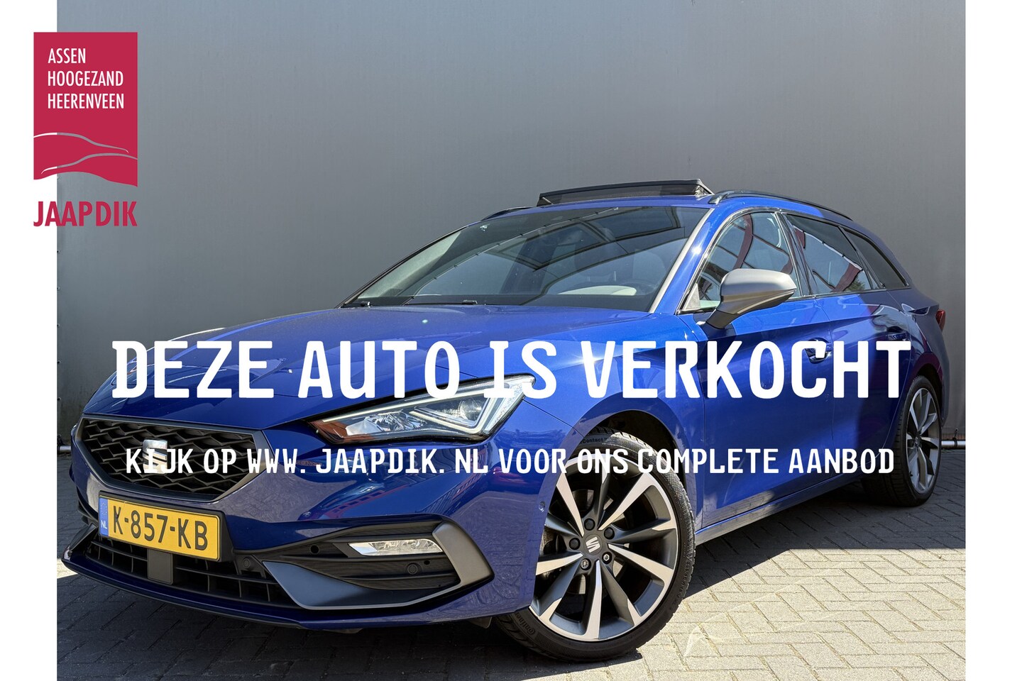 Seat Leon Sportstourer - BWJ 2021 1.5 150 PK TSI FR Launch Edition TREKHAAK / APPLE CARPLAY / ANDROID AUTO / NAVI / - AutoWereld.nl