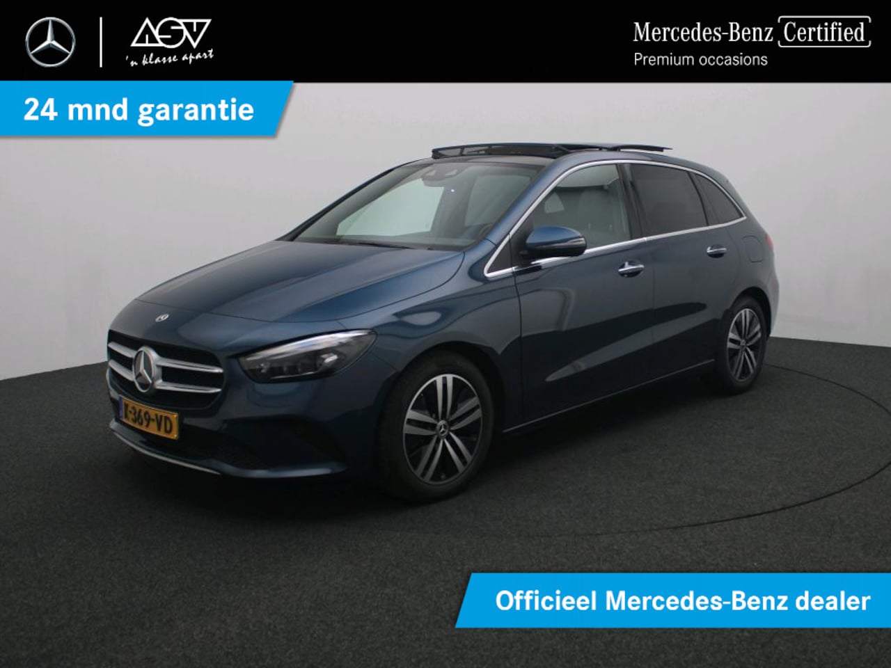 Mercedes-Benz B-klasse - 180 Luxury Business Solution | Panorama - Schuifdak | Sfeerverlichting | Memory seats | Mu - AutoWereld.nl