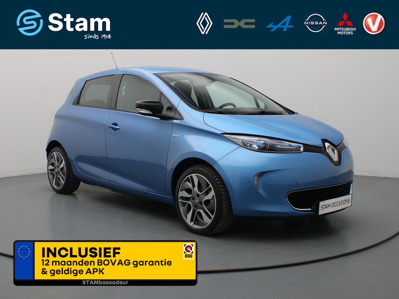 Renault Zoe - R110 Limited 41 kWh HUURBATTERIJ Camera | Climate | Cruise | Parkeersens. achter | Stoelve - AutoWereld.nl