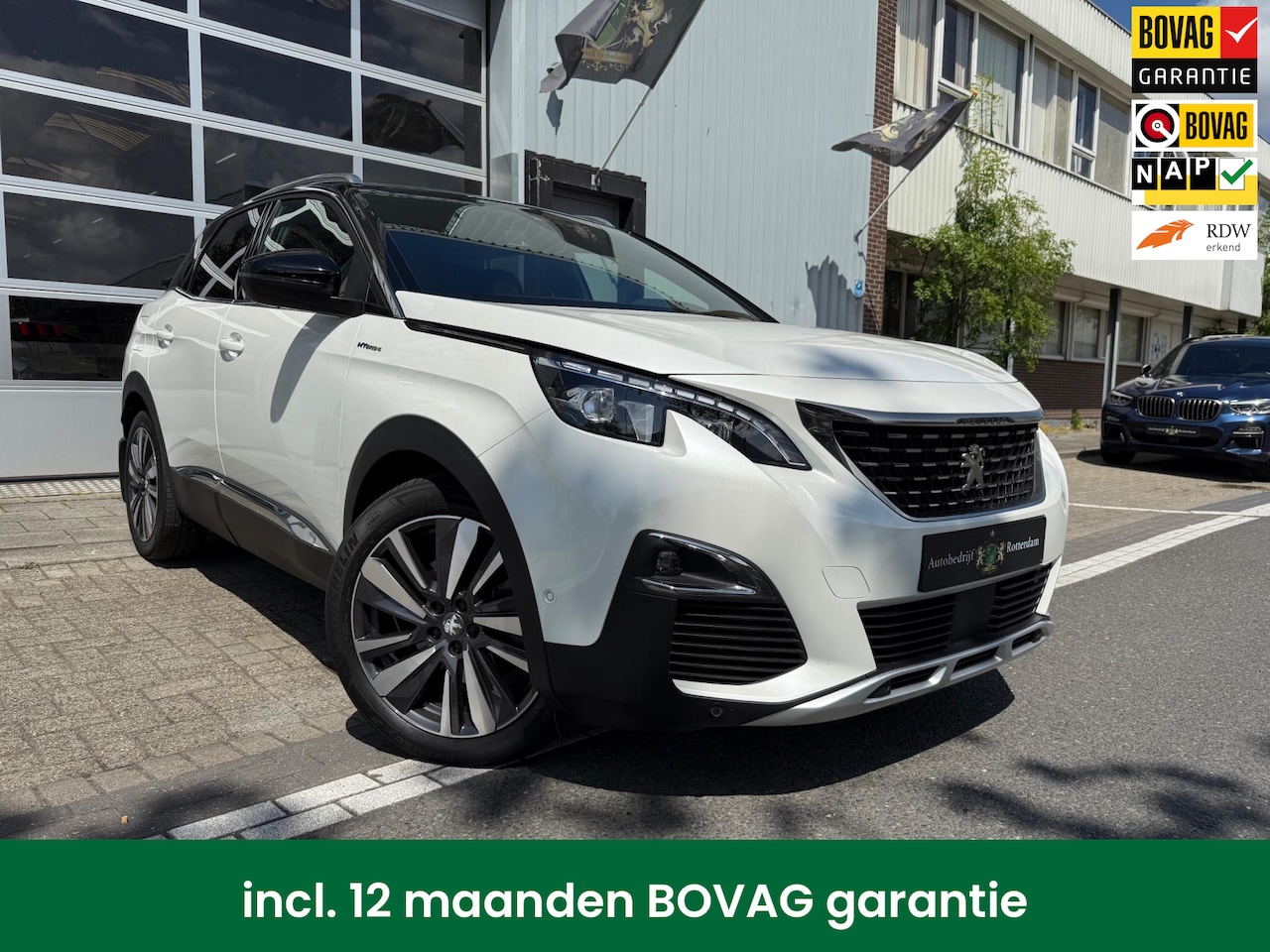Peugeot 3008 - 1.6 HYbrid4 300 GT 300PK LMV-19/NAVI/LEER/360º - AutoWereld.nl