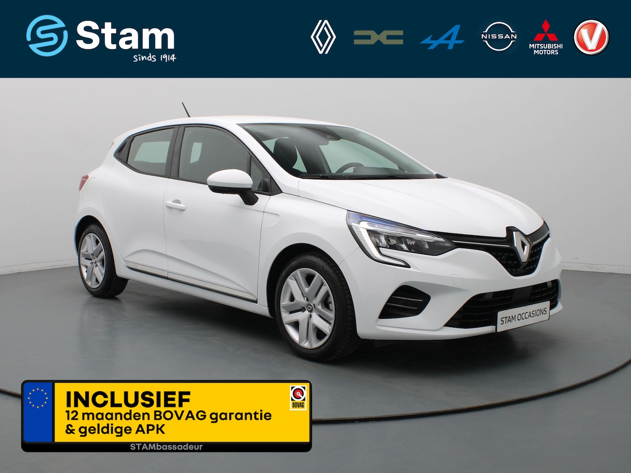 Renault Clio - 1.6 E-Tech Hybrid 140 Zen Bedrijfswagen uitvoering Cruise | Climate | Carplay | Navi | Par - AutoWereld.nl