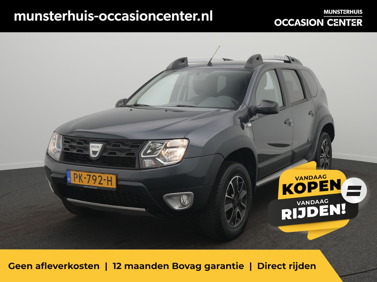 Dacia Duster - TCe 125 Blackshadow - RIJKLAARPRIJS - All seasonbanden - Achteruitrijcamera - Trekhaak - D - AutoWereld.nl