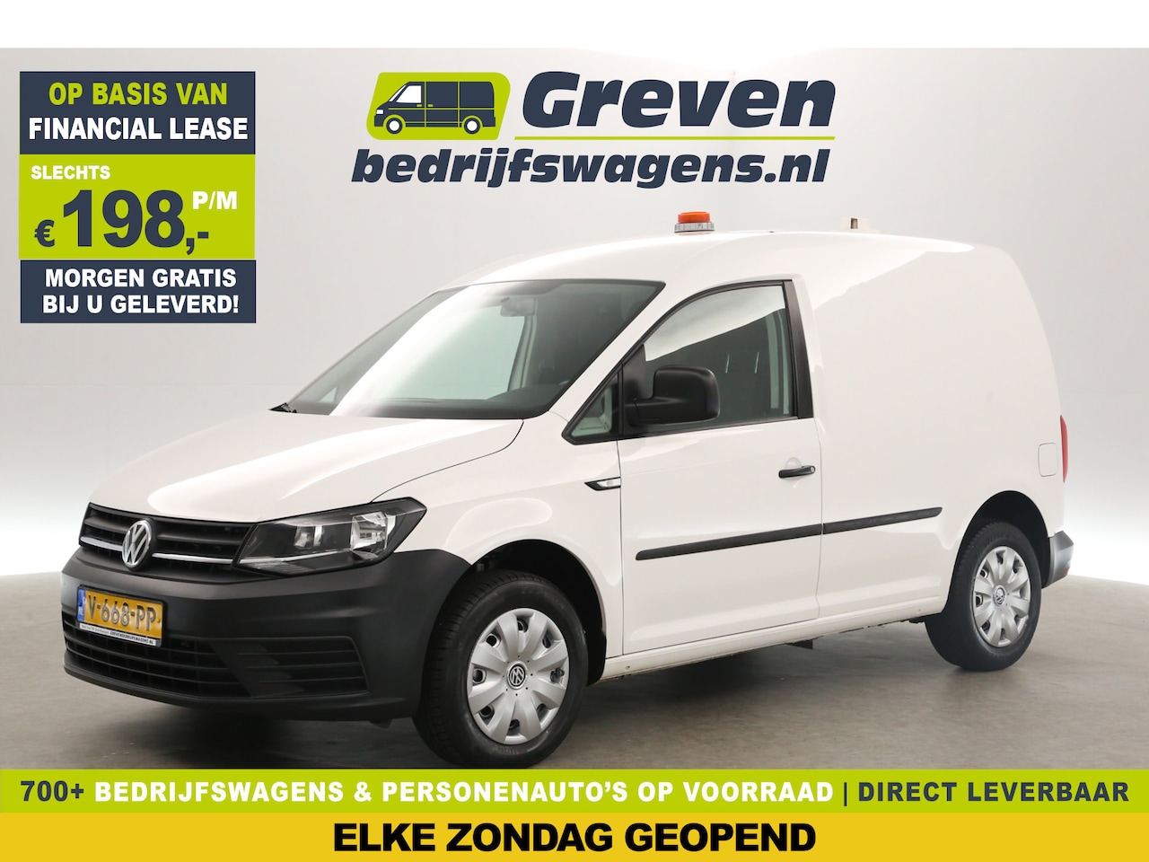 Volkswagen Caddy - 2.0 TDI L1H1 Airco Parkeersensoren Elektrpakket Schuifdeur - AutoWereld.nl
