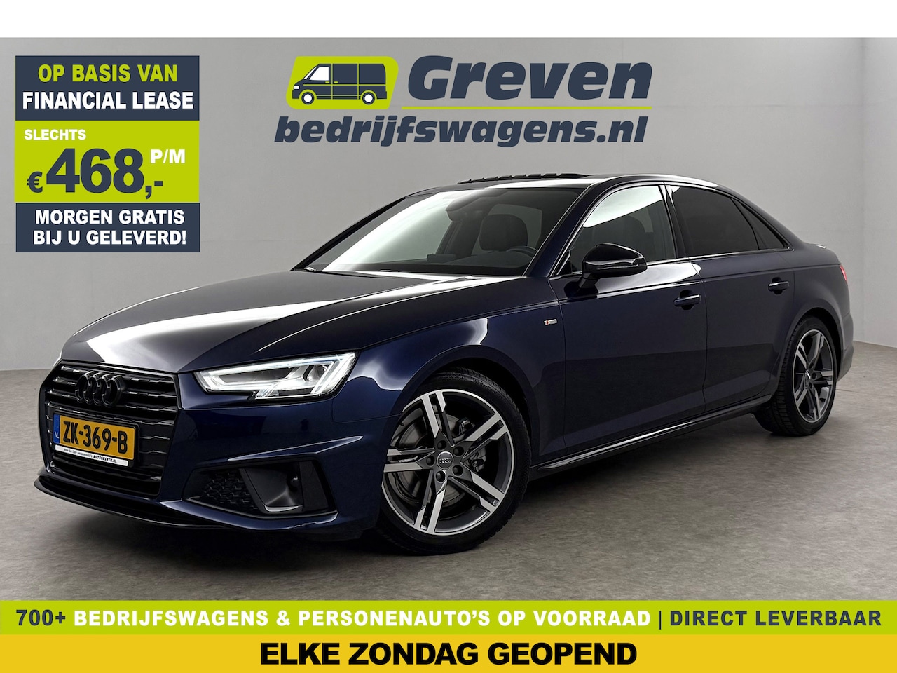 Audi A4 Limousine - 35 TFSI 150PK S-line Pano LED Sfeer Clima Cruise Navigatie PDC 18''LMV - AutoWereld.nl